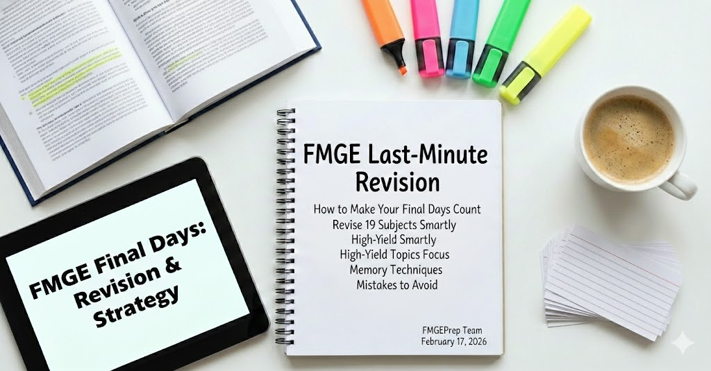 FMGE Last-Minute Revision: How to Make Your Final Days Count
